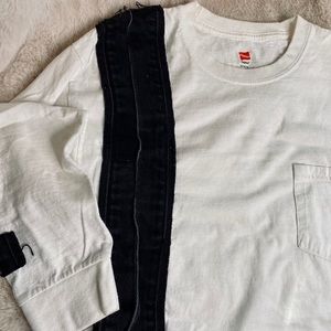 Hanes vintage long sleeve tee